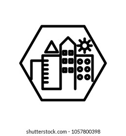 towers icon vector