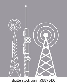 towers telecommunication television radio