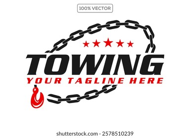 Towing car evacuation logo hook chain design winch truck 