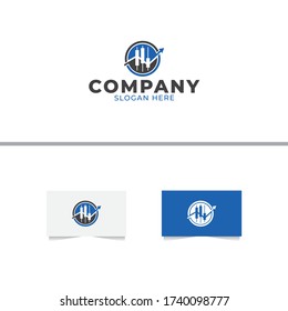 Plantilla de vectores de diseño de logotipos de coches de remolque