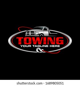 
towing logo, Perfect logo for business related to automotive industry