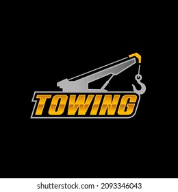 towing logo template, cool logo and very suitable for automotive companies
