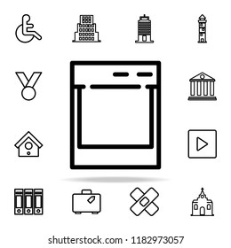 towing machine icon. web icons universal set for web and mobile