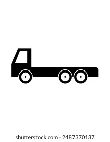 towing truck icon vector illustration logo template