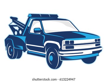 towing truck illustration