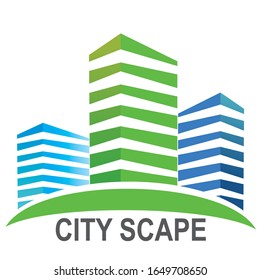 EDIFICIOS VECTOR DE ICONOS DE LOGOTIPO Y CIUDAD