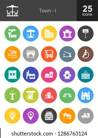 Town Filled Icons