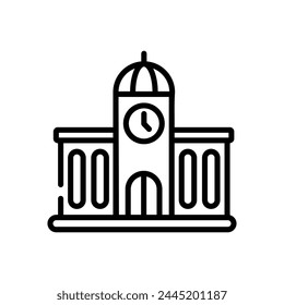 Town Hall icon design vector stock