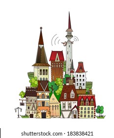 Town illustration