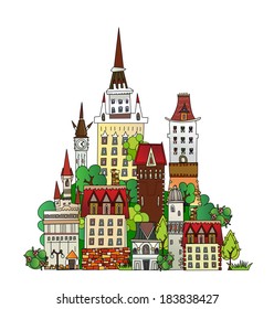 Town illustration