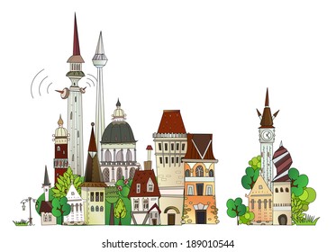 Town illustration
