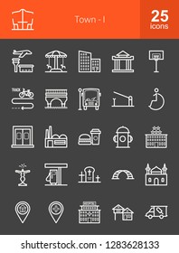 Town Line Icons