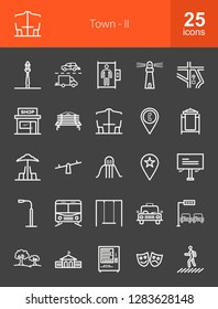 Town Line Icons
