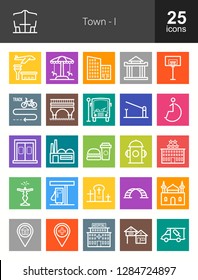 Town Line Icons