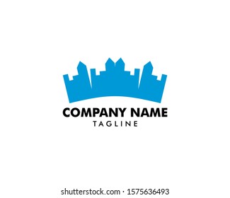 Town Logo Template Design Vector