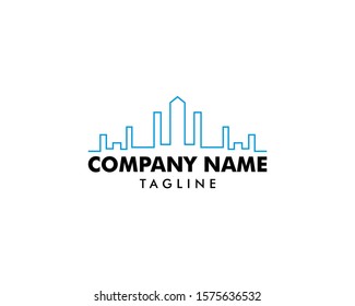 Town Logo Template Design Vector