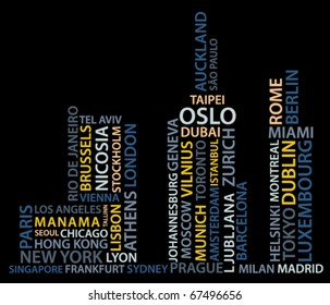 Town made from names of big cities