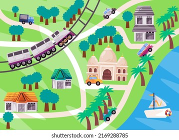 805 Map train children Images, Stock Photos & Vectors | Shutterstock