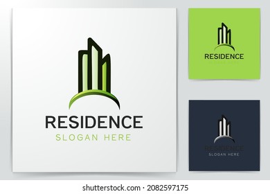 Town, Real Estate Logo Inspiration isolated on white background