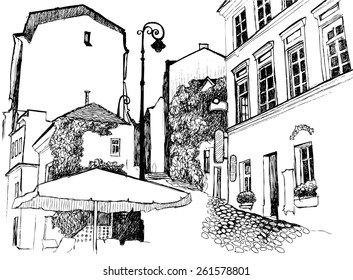 town street
