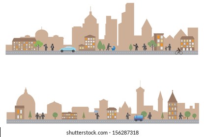 Town. Vector for you design