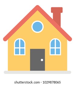 
Townhouse flat icon design
