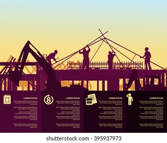Townhouse under construction