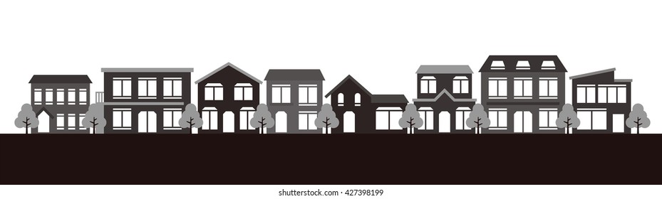 town(monochrome)