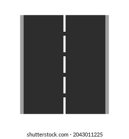 Towns intersection, ways. Illustration street high roads major cartoon bending connecting roads and cities. Curves design, style flat vector or geometric road 