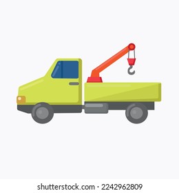 Towtruck icon  clipart isolated vector illustration