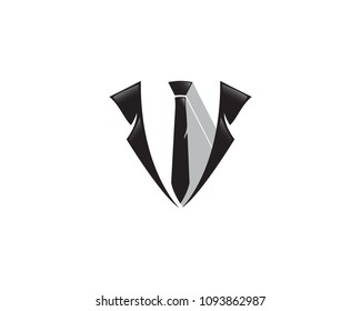 Toxedo Man Logo Vector