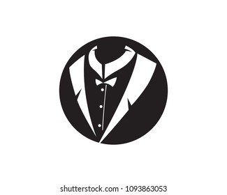 Toxedo Man Logo Vector