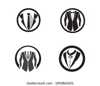 Toxedo Man Logo Vector