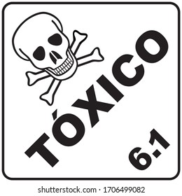 Toxic 6.1 written "Tóxico 6.1" in Brazilian Portuguese