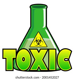 Toxic Cartoon Emote Vector Illustration Stock Vector (Royalty Free ...