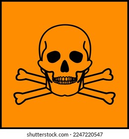 Toxic Chemical Label Symbol Sign ,Vector Illustration, Isolate On White Background Label .EPS10
