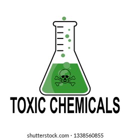 Toxic Chemicals Sign Stock Vector (Royalty Free) 1338560855 | Shutterstock