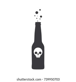 Toxic drink icon, vector illustration design. Halloween collection.