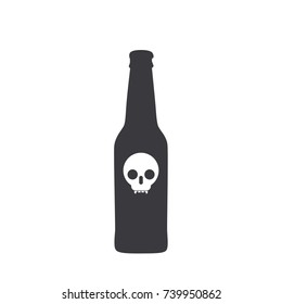 Toxic drink icon, vector illustration design. Halloween collection.