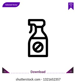 toxic  icon vector . Best modern, simple, isolated, application ,ecology icons, logo, flat icon for website design or mobile applications, UI / UX design vector format