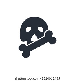 toxic icon. vector.Editable stroke.linear style sign for use web design,logo.Symbol illustration.