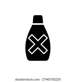Toxic liquid container, hazardous substance, poison bottle