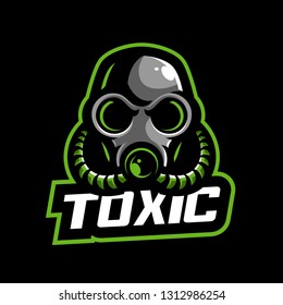 Toxic - Mascot & E-sport Logo - All elements on this template are editable with vector software