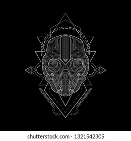 Toxic Mask Geometry Style