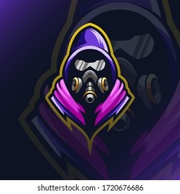 Toxic Mask Sport Esport Logo Template Design For Personal, Team