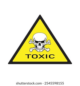 toxic poison icon Vector isolated on white background	