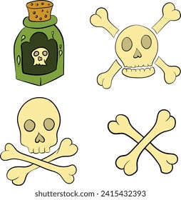 toxic poison illustration art design