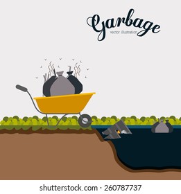 Toxic and Pollution design, vector illustration