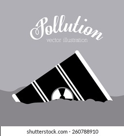 Toxic and Pollution design, vector illustration