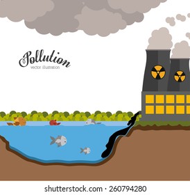 Toxic and Pollution design, vector illustration